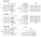 D&D 75108214M SureClose Flush Mount Hinge/Closer-Steel Bracket