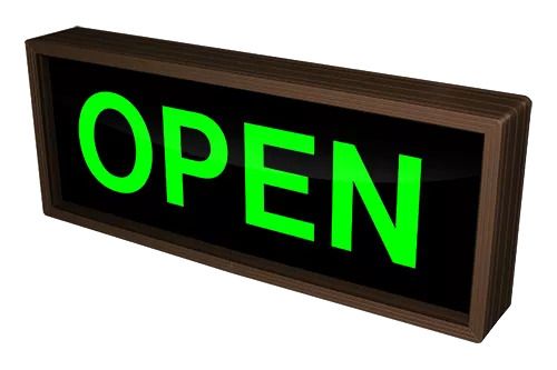 Signal-Tech 25925 "OPEN" LED Sign