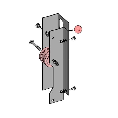 dks-doorking-2600-922-bracket-idler-right