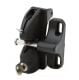 D&D 8000-1000 Gate Handle with Heavy-Duty Gate Hinge Kit, Black