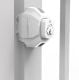 D&D LLD3KDWT LokkLatch Deluxe S3 Gate Latch Kit, White