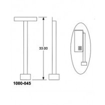 DKS DoorKing 1000-045 Mounting Post Kit