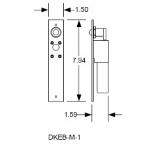 DKS DoorKing DKEB-M-1 Fail-Safe Dead-Bolt