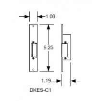 DKS DoorKing DKES-C1-1FS Electric Strike 11/32"