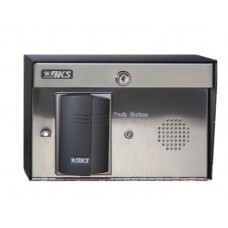 DKS DoorKing 1504-123 HID Card Reader, Surface Mount with Intercom
