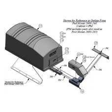 DKS DoorKing 2600-263 New Style Post Hardware/Arm Kit