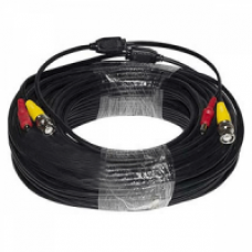 CB-BNC-10-WH Premade Premium 100 ft Power and Video Cable