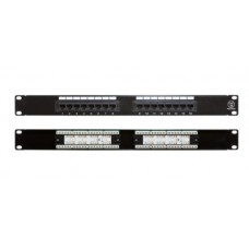 CN-KD-PP5-04 Wall-mount 19in CAT5e patch panel - 16 ports 1u 