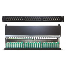 CN-KD-PP5-16 ISDN patch panel 50ports black 2u 