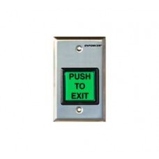 Seco-Larm SD-7202GC-PEQ 2" square "PUSH-TO-EXIT" button. 