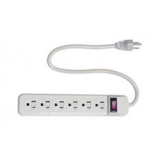 TR-POWER-STRIP POWER 6 OUTLET / 1.5ft cord Power Strip / UL Listed