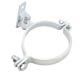 D&D CI2054 Round 8" BadAss Bolt-on Hinge, Steel, Each