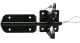 D&D 210007 Heavy-Duty Gravity Latch HD with Cable & O-Ring, Black