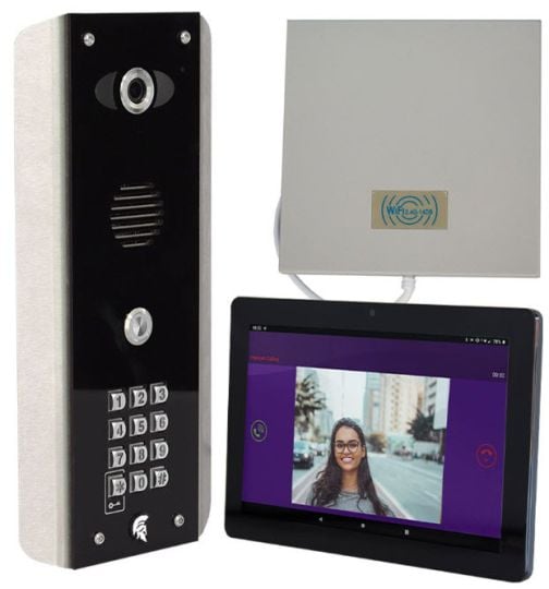 AES PRAE-IP-ABK-MON1-US Praetorian IP Video Intercom w/ Keypad