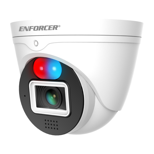 Seco-Larm EV-N2806-2W4D Light Active Deterrence Turret Camera