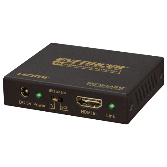 Seco-Larm MAP-A599-01Q 4K HDMI Audio Extractor