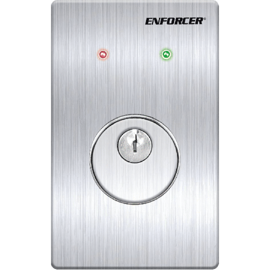 Seco-Larm SD-72281-6MQ Mortise Cylinder Key Switch with LEDs  ( Momentary )