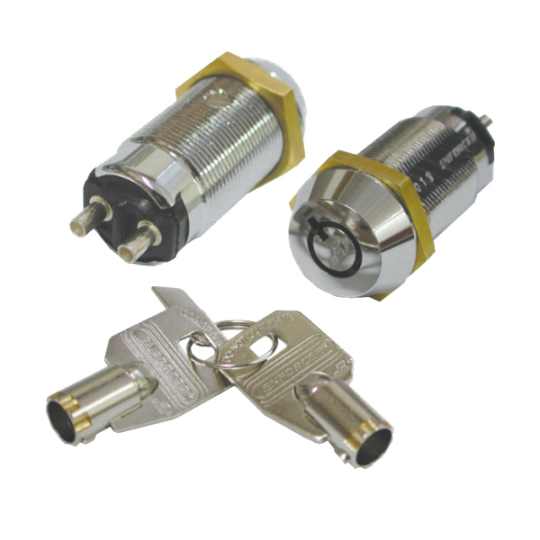 Seco-Larm SS-095-1H2 Tubular Key Lock Switch, Key #1302