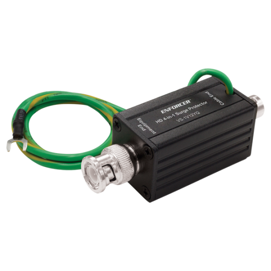 Seco-Larm VS-1V12YQ HD 4-in-1 Surge Protector