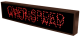 Signal-Tech 18723 "OVER SPEED/WRONG WAY" LED Sign
