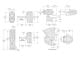 D&D LLD3KAWT LokkLatch Deluxe S3 Gate Latch Kit, White