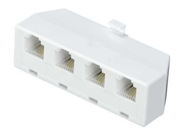 cn-xu-004-rj12-adaptor-4-port-ivory