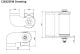 D&D CI3825FM Shut It BadAss Face Mount Weld-on Gate Hinge