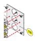 DKS DoorKing 1814-032 Plate, Switch 3-button