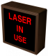 Signal-Tech 38638 "LASER IN USE" LED Sign