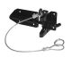D&D 210007 Heavy-Duty Gravity Latch HD with Cable & O-Ring, Black