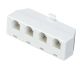 cn-xu-003-rj11-adaptor-4-port-ivory