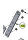 DKS DoorKing 1100-041 Bracket Lower Door Model 1100