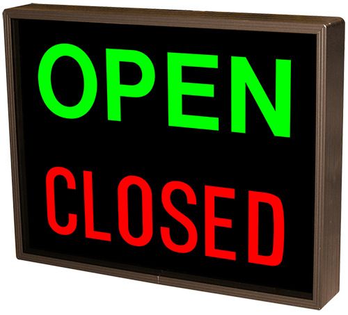 Signal-Tech 47926 "OPEN/CLOSED" LED Sign