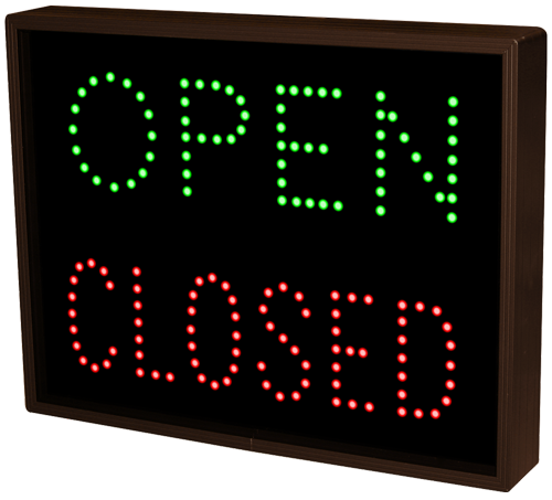 Signal-Tech 5112 "OPEN/CLOSED" LED Sign