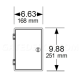 DKS DoorKing 0102-083 Small Utility Box - Plastic Lockable