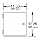 DKS DoorKing 0102-084 Medium Utility Box - Plastic Lockable