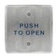 BEA 10PBS45 Push Plate, 4.5" Square, Text