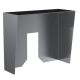 PedestalPro 1512HOO-BUT-001-304 15x12 Stainless Hood