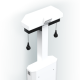 PedestalPro 186EVCS-02B Brandable EV Charging Station