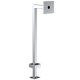 PedestalPro 22PE1-DOOR-01-304 45" Stainless Gooseneck Pedestal