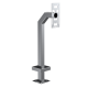 Pedestal Pro 33PE1-2NIP-01-304 42" Stainless Gooseneck Pedestal