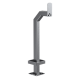 Pedestal Pro 33PE1-2NIP-02-304 42" Stainless Gooseneck Pedestal