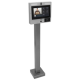 PedestalPro 33PED-BUT-003-304 44" Low Stainless Gooseneck