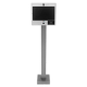 PedestalPro 33PED-BUT-003-CRS 44" Low Steel Gooseneck