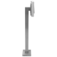 PedestalPro 33PED-BUT-003-CRS 44" Low Steel Gooseneck