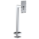 PedestalPro 33PED-MVI-002-304 45" Stainless Gooseneck