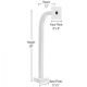 PedestalPro 36-APD-WHI 36" Pedestal 