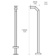 PedestalPro 72-3-12-SS 72" Heavy Duty Stainless Pedestal