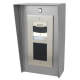 PedestalPro 814HOU-PRO-001-304 Portrait Stainless Housing
