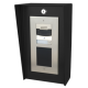 PedestalPro 814HOU-PRO-001-CRS-B Portrait Steel Housing